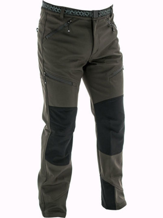Apu Softshell Makalu Ανδρικό Μακρύ Παντελόνι Πεζοπορίας Πράσινο