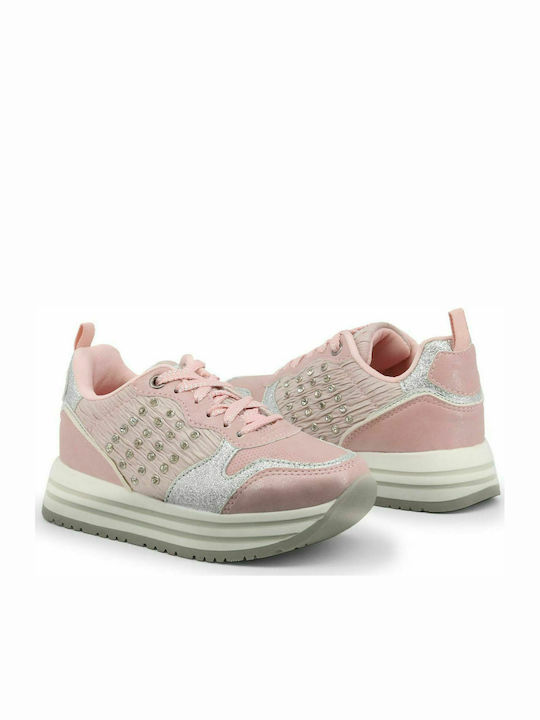 Shone Kinder-Sneaker 9110-010 Rosa 9110-010_LTPINK