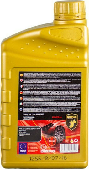 Danker Λάδι Αυτοκινήτου Line Plus 20W-50 A3/B3 1lt