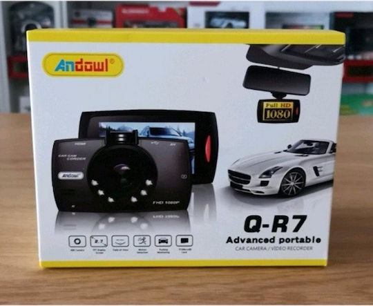 Andowl Q-R7 Windshield Car DVR, 2.7" Display with Suction Cup