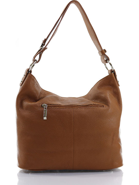 Leather Women's Bag Shoulder Tabac Brown