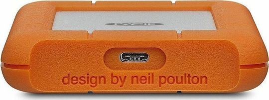 Lacie Rugged USB-C Bulk USB 3.1 / USB-C Εξωτερικός HDD 4TB 3.5" Πορτοκαλί