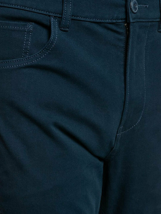Krandy Pantaloni Chino Elastic Albastru marin
