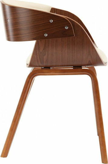 Dining Room Wooden Chair Cream 53x52x70cm 6pcs