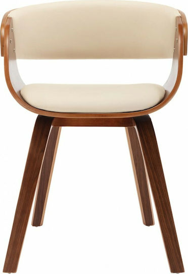 Dining Room Wooden Chair Cream 53x52x70cm 6pcs