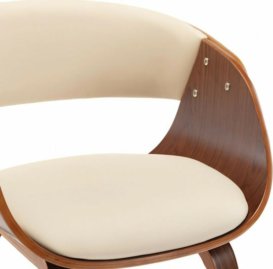 Dining Room Wooden Chair Cream 53x52x70cm 6pcs