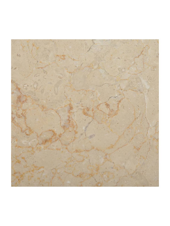 vidaXL Round Table Surface made of Marble Cream 50x50x2.5cm 149192 1pcs