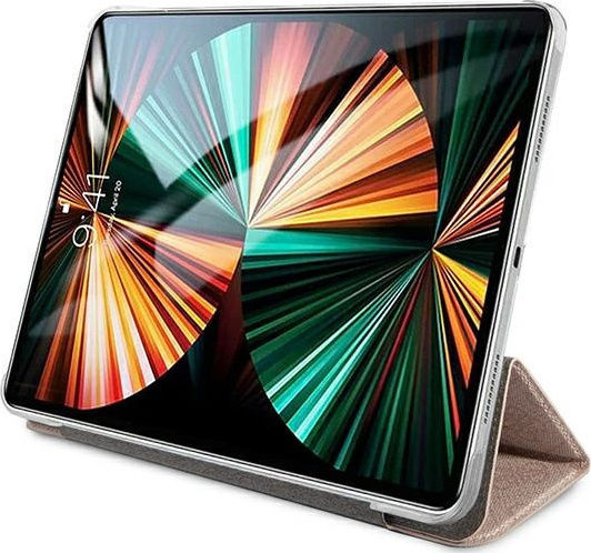 Guess Saffiano Flip Cover Ροζ (iPad Pro 2021 12.9")