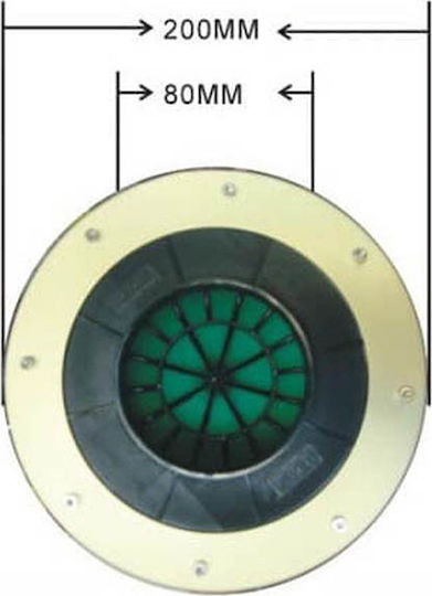 HKS Φιλτροχοάνη Κλειστού Τύπου JBR 8008 80mm Universal Κίτρινο