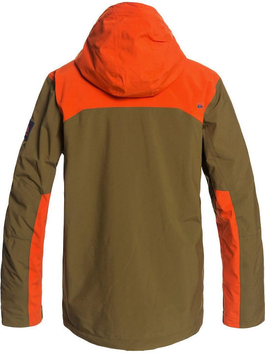 Quiksilver Cordillera EQYTJ03259-CQW0 Männer Jacke aus für Ski & Snowboard Grün
