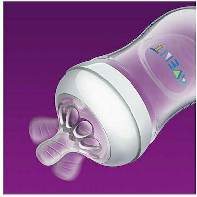 Philips Plastic Bottle Natural Anti-Colic with Silicone Nipple for 1+ months 260ml 1pcs