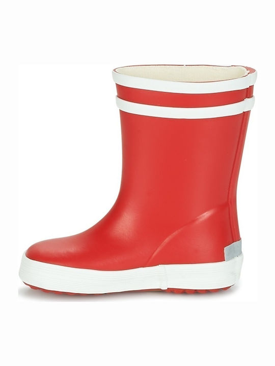 Kids Wellies 24858 with Internal Lining Red