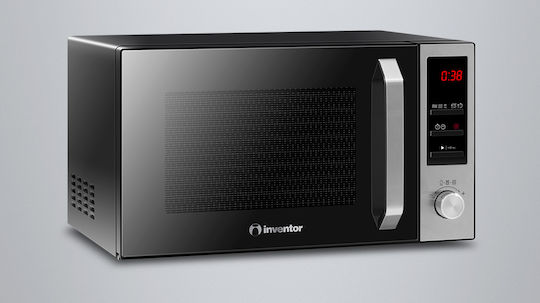Inventor Φούρνος Μικροκυμάτων με Grill 23lt Μαύρος