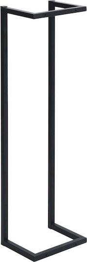 vidaXL Single Wall-Mounted Bathroom Shelf Unit ​25x95cm Black