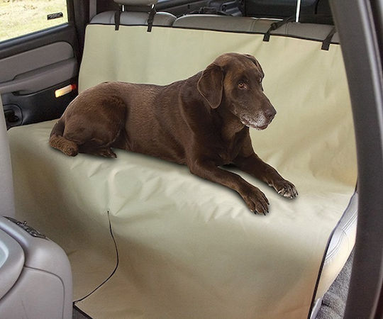 Factory Petzoom Loungee Αδιάβροχο Κάλυμμα Καθίσματος Αυτοκινήτου για Σκύλο Προστατευτικό 1,20m x 1,40m Μπεζ
