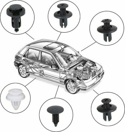 Car Plastic Clips 100pcs