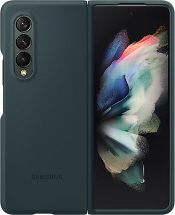 Samsung Back Cover Silicon Verde (Galaxy Z Fold 3)