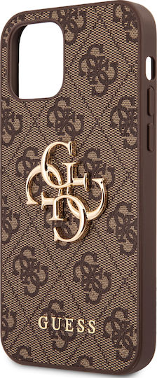 Guess Back Cover Plastic Brown (iPhone 12 / 12 Pro)