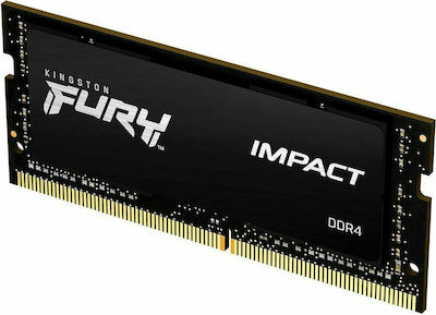 Kingston Fury Impact 32GB DDR4 RAM cu Viteză 3200 pentru Laptop