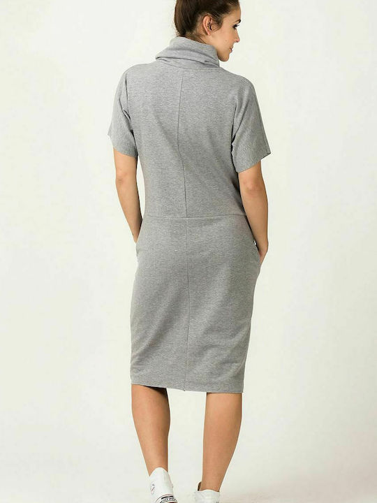 Tessita Mini Kleid Gray