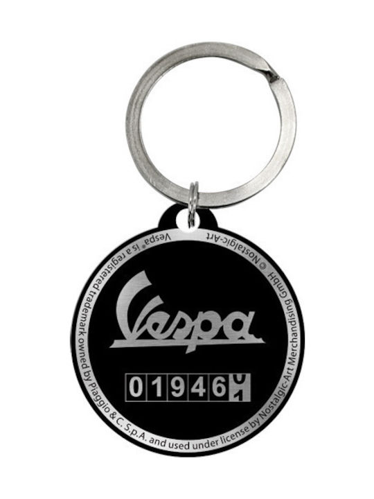 Nostalgic Art Set Brelocuri Portofele Vespa - Tacho Metalice 2 Bucăți