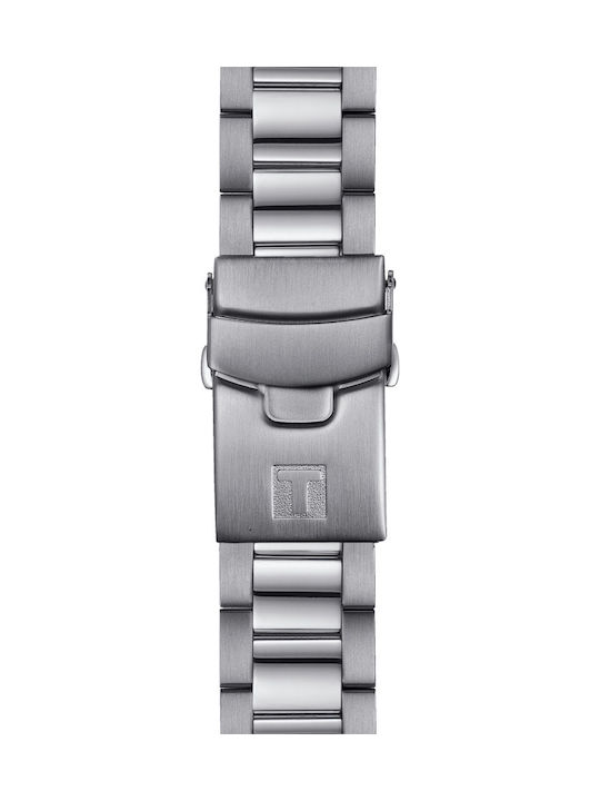 Tissot Seastar 1000 Powermatic 80 Men's Watch 43mm Automatic with Silver Metal Bracelet