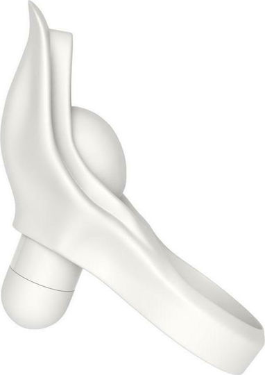 Lovetoy Power Clit Silicone Cockring White