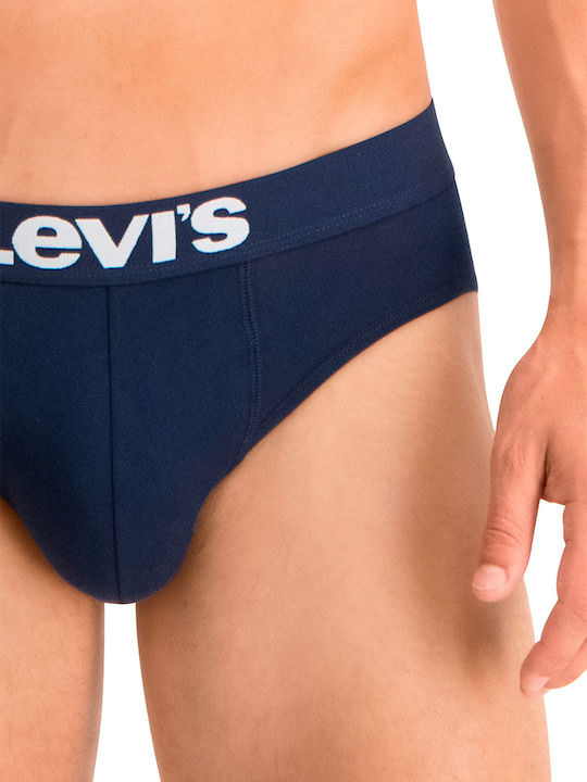 Solid Basic Herren Slips Blau 2Packung