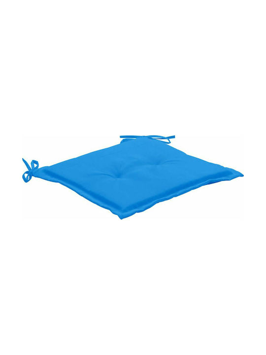 vidaXL Garden Chair Cushion Blue 4pcs 50x50cm.