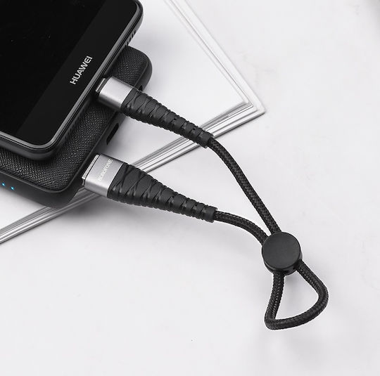 Borofone BX32 USB 2.0 Cable USB-C Male - USB-A Black 0.25m 25677