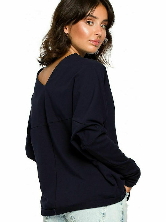 BeWear Women's Sweatshirt Navy Blue