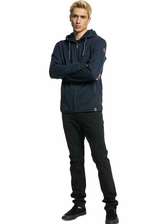 Keller Men's Knitted Cardigan with Hood Parisian Night