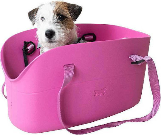 Ferplast Waterproof Dog Carrying Pink Shoulder Bag for 5kg Pets L35xW14xH22cm