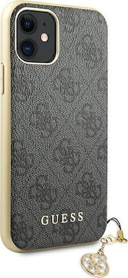 Guess Charms Collection Umschlag Rückseite Kunststoff Gray (iPhone 11) GUHCN61GF4GGR