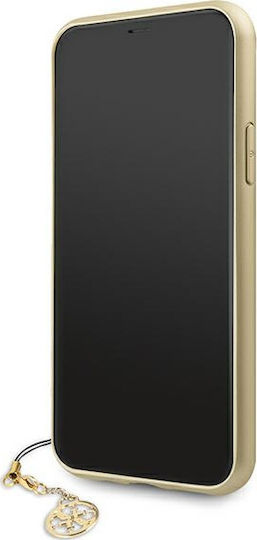 Guess Charms Collection Umschlag Rückseite Kunststoff Gray (iPhone 11)