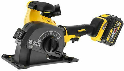 Dewalt Φρέζα Αυλακώσεων 18V 2x6Ah με Σύστημα Αναρρόφησης