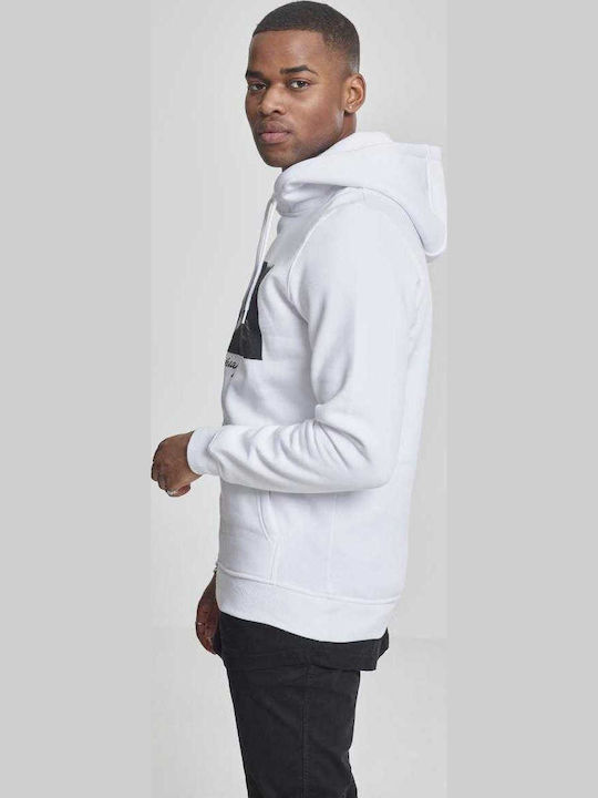 Pray MT275 Sweatshirt with Hood White