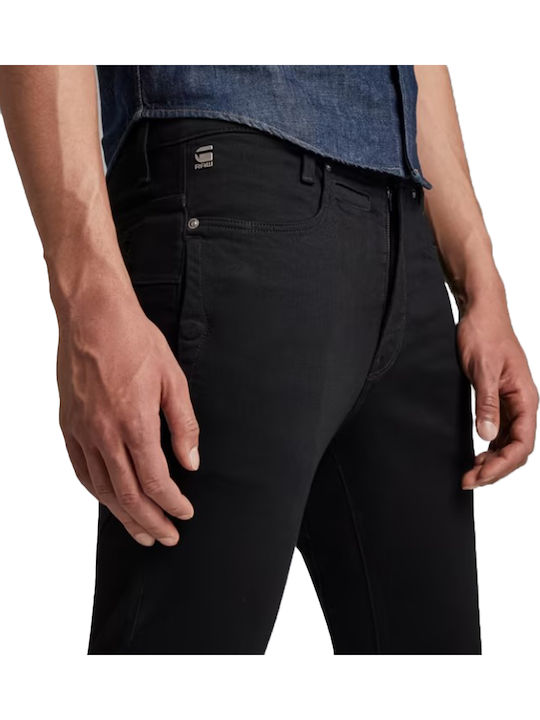 D-staq 3d Men's Jeans Pants Elastic with Slim Fit Black