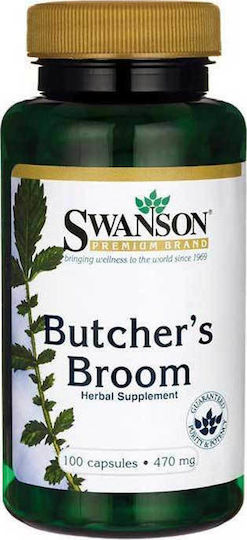 Swanson Butcher's Broom 470mg Besondere Nahrungsergänzungsmittel 100 Kapseln