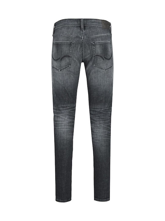 Glenn Original Herren Jeanshose Elastisch mit Slim Passform Schwarz