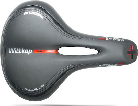 Wittkop Medicus Twin 1.0 Седло За Велосипед Черно С Гел