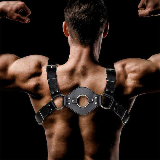 IntoYou Quovis Light Chest Bondage Harness For Men Schwarz