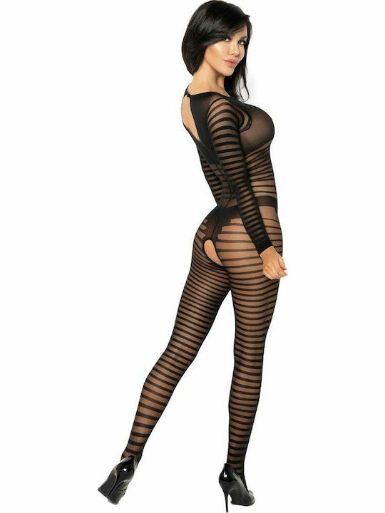 Beauty Night Ximena Bodystocking Sexy Negru