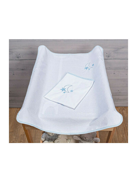 abo Waterproof Burp Cloth Light Blue 60x80cm