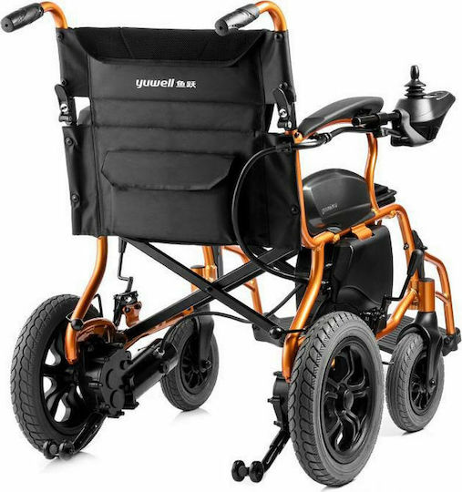 Alfa Care AC-74 D130HL Electric Wheelchair Folding with Simple Back 41cm 10-510-001 Orange