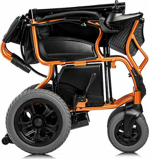 Alfa Care AC-74 D130HL Electric Wheelchair Folding with Simple Back 41cm 10-510-001 Orange