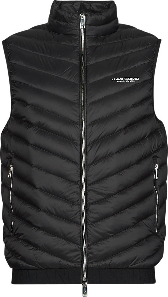 Armani Exchange Sleeveless Winter Jacket Puffer Black 8NZQ52ZNW3Z