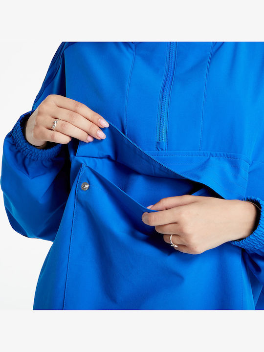 X Ivy Park Women's Long Sports Jacket for Spring or Autumn Blue