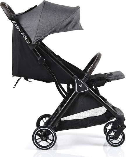 Cangaroo Easy Fold Baby Stroller Suitable for Newborn Gray 108838