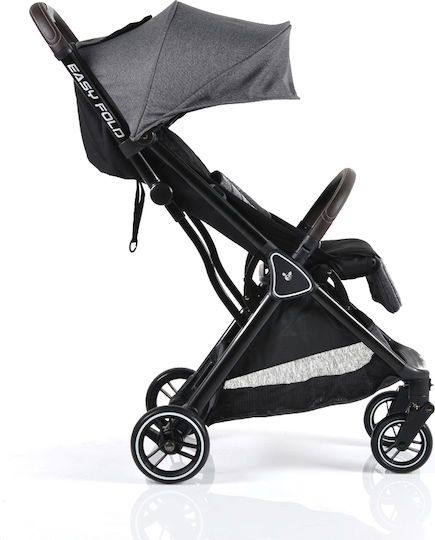 Cangaroo Easy Fold Baby Stroller Suitable for Newborn Gray 108838